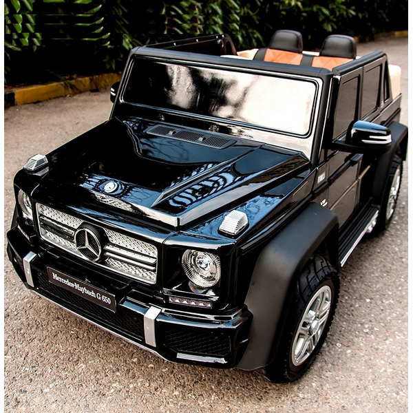 Продукт Акумулаторен джип Mercedes G650 Maybach 4X4, 12V , с меки гуми и кожена седалка - 0 - BG Hlapeta